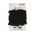 thumbnail image 1 of Scunci Mini Washable Scrunchie Hair Ties, Black, 6 Count, 1 of 8