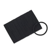 Scunci No-Damage Elastic Stretch Gentle-Hold Hairbands with No Metal Parts in Black, 34ct