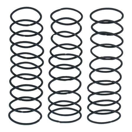 Scunci No Damage Elastic Stretch Nylon Ponytail Hair Ties, Black, 30 Count