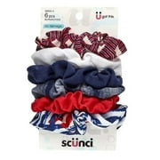 Scunci No Damage Hair Scrunchies, Assorted, 32633-A, 6 Ct