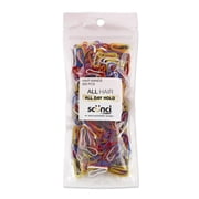Scunci No Damage Polyband Ponytail Hair Ties, Multicolor, 500 Count