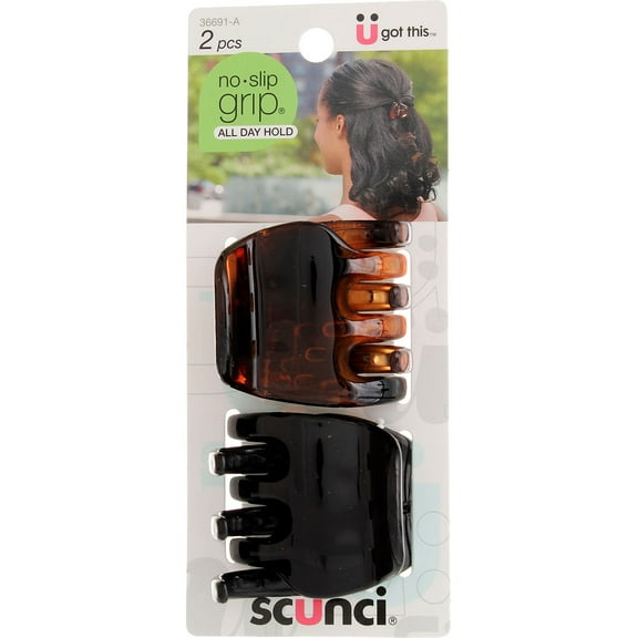 Scunci No Slip Chunky Jaw Clip 2 ea