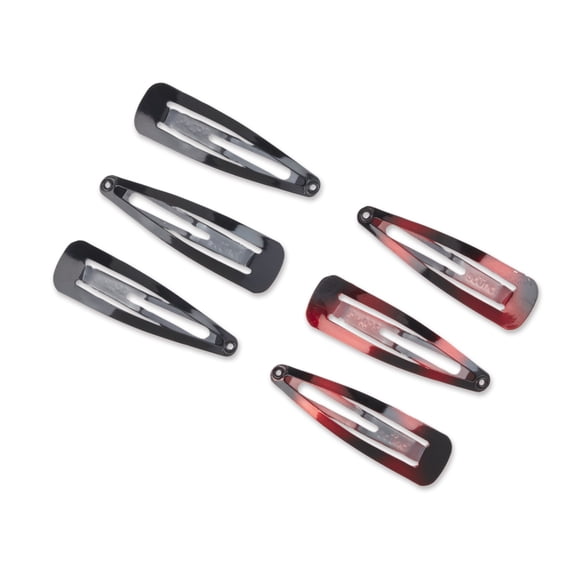 Scunci No Slip Grip Hair Clips - 6 CT