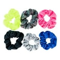 thumbnail image 1 of Scunci Original Scrunchies in Washable Mixed Knit Fabrics in Multi-Colors, 6ct, 1 of 7