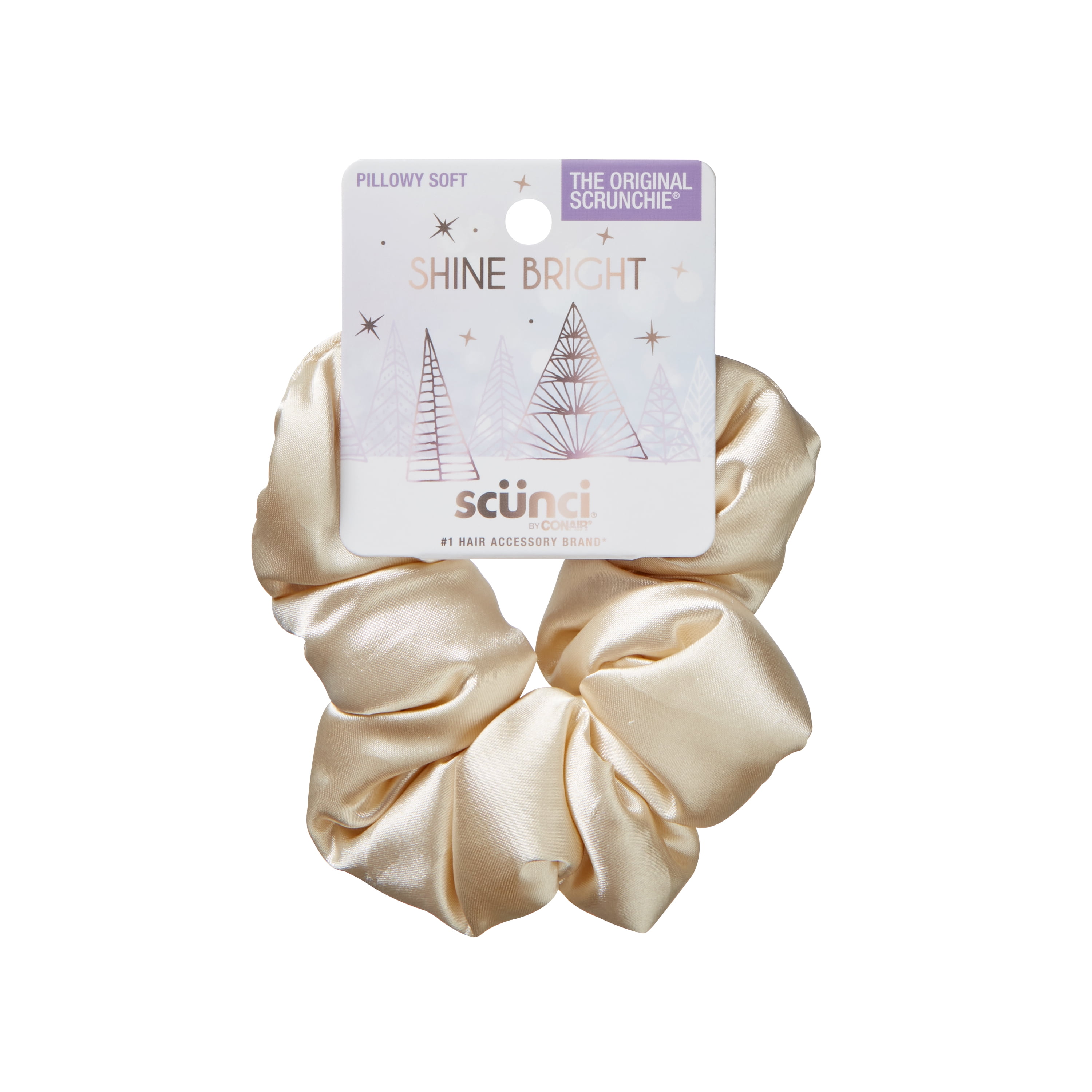 Satin Scrunchies No Damage Hair Ties Pillowy Soft Creaseless Accessories Amazon.com : Kitsch Satin Scrunchies for Women - No Crease  main image 2