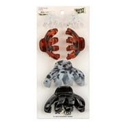 Scunci Octopus Claw Clip, Assorted Sizes, Multicolor, 6 Count