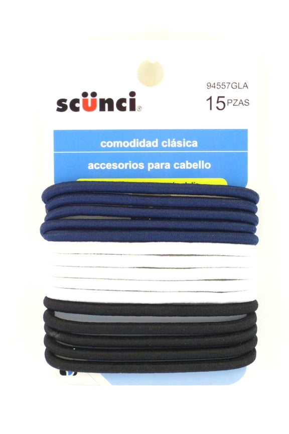 No Damage 4MM Ponytail Holder Hair Ties - 15 Ct.