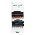 thumbnail image 1 of Scunci Ponytail I Hold On Tight Black & Tortoise Claw Hair Clips, 2-Pieces, 1 of 1