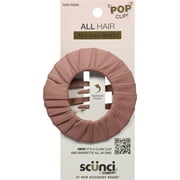 Scunci Pop It Claw Clip and Barrette, Dusty Rose, 1 Count