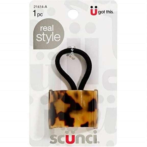 Scunci Real Style Ponycuff Tokyo Tort Ponytailer, 1-Piece