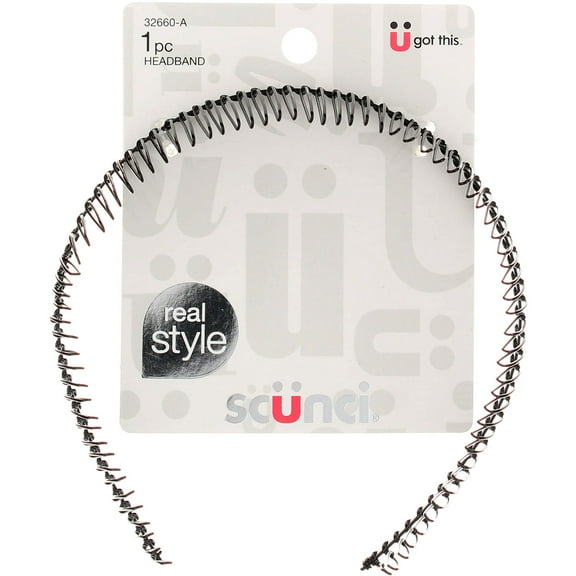 Scunci Real Style U Got This Headband, Metallic