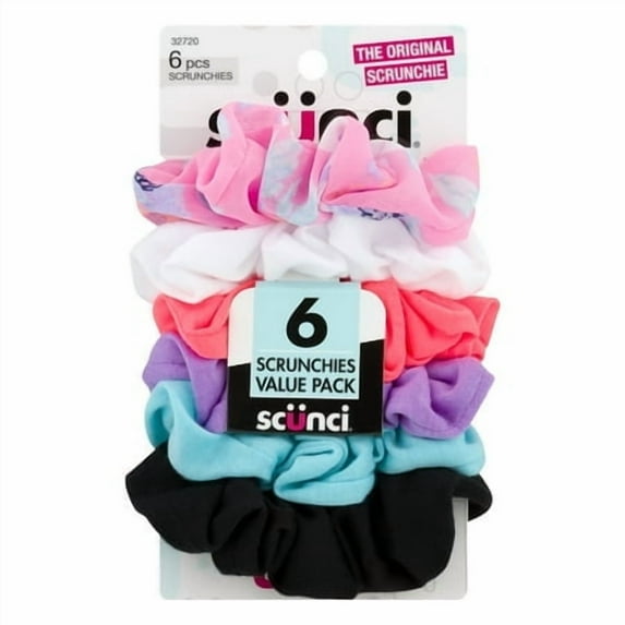Scunci The Original Scrunchie 6 Each
