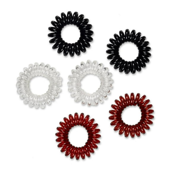 Scunci Spiral Twisters, 6ct