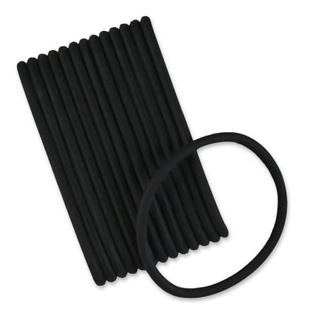 Scunci The Evolution No Slip Grip Gel Hair Ties Black - 14 CT