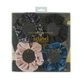 thumbnail image 1 of Scunci The Original Scrunchie Luxury Velvet Gift Set Includes 4 Unique Scrunchies: Leopard, Black, Pink, Teal in Acrylic Presentation Box, 1 of 8