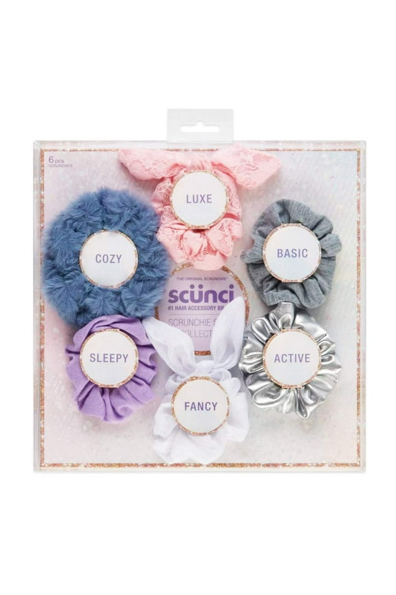 The Original Scrunchies Style Collection Gift Set - 6 CT