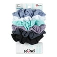thumbnail image 1 of Scunci Washable Scrunchie Hair Ties, Assorted Colors, 6 Ct, 1 of 11