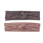 Sc nci Soft Knot Headwraps in Neutral Mauve and Dark Grey, 2 Count  PACK OF 3