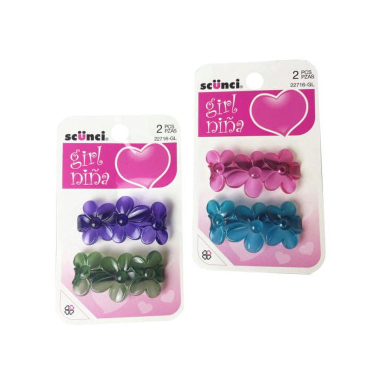Scunci Salon Clip - Colorful Big Fancy Jumbo Rainbow Bow  display picture 3