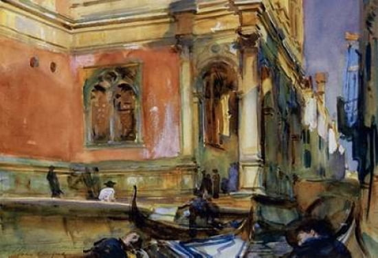Scuola di San Rocco 1902-04 Canvas Art - John Singer Sargent (24 x 36)