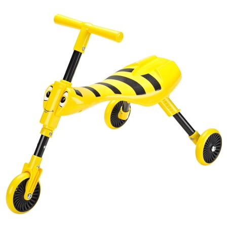 Scuttlebug Bumblebee, Yellow Ride On Tricycle with 9" seat height. Ages 1-3.