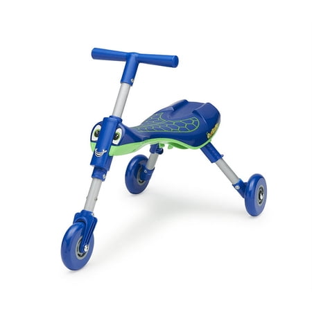 Scuttlebug Drogonfly, Blue Ride On Tricycle with 9" seat height. Ages 1-3.