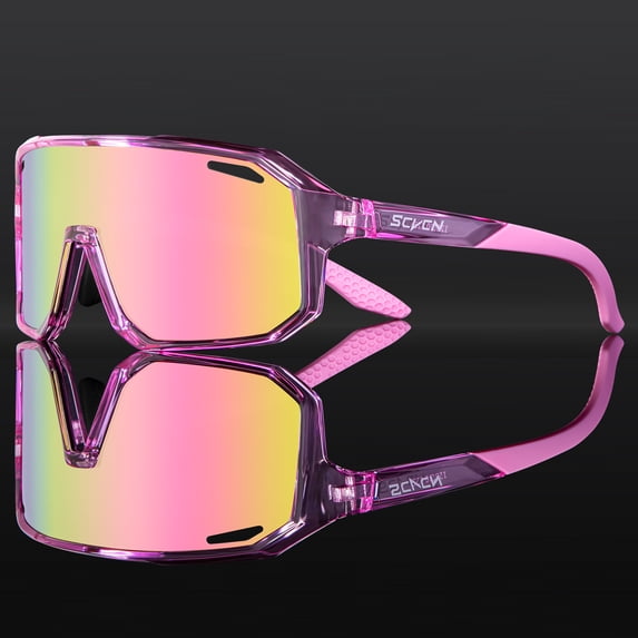 Scvcn Kids Baseball Glasses Sunglasses UV400 Sport Outdoor Glasses 8-15 Years Youth Boy Girl Cycling Bike Glasses Casual Eyewear