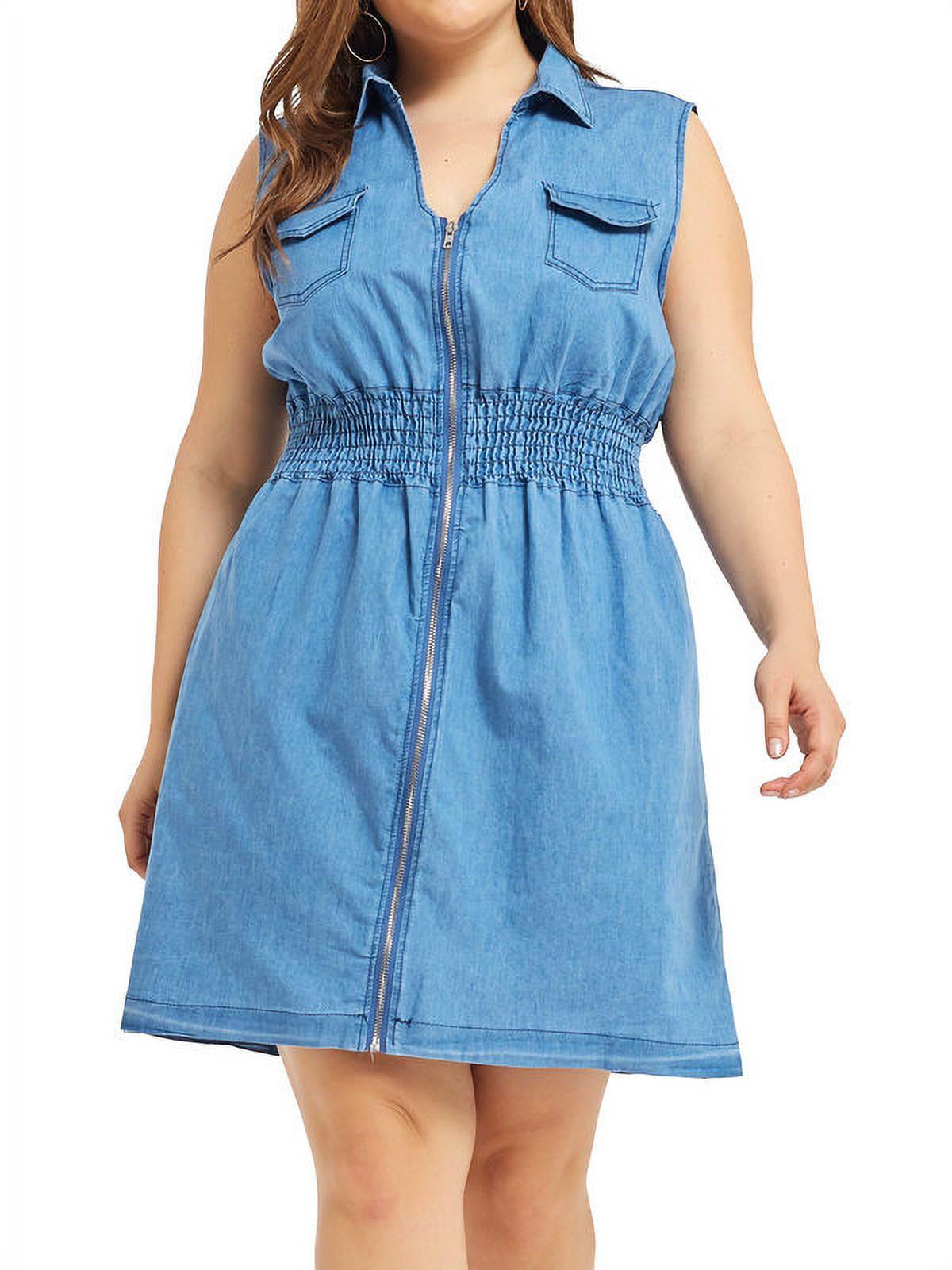 Final Sale Plus Size Denim Jacket with Hollywood Graphic Back | Bodycon  tank dress, Chic and curvy, Plus size bodycon
