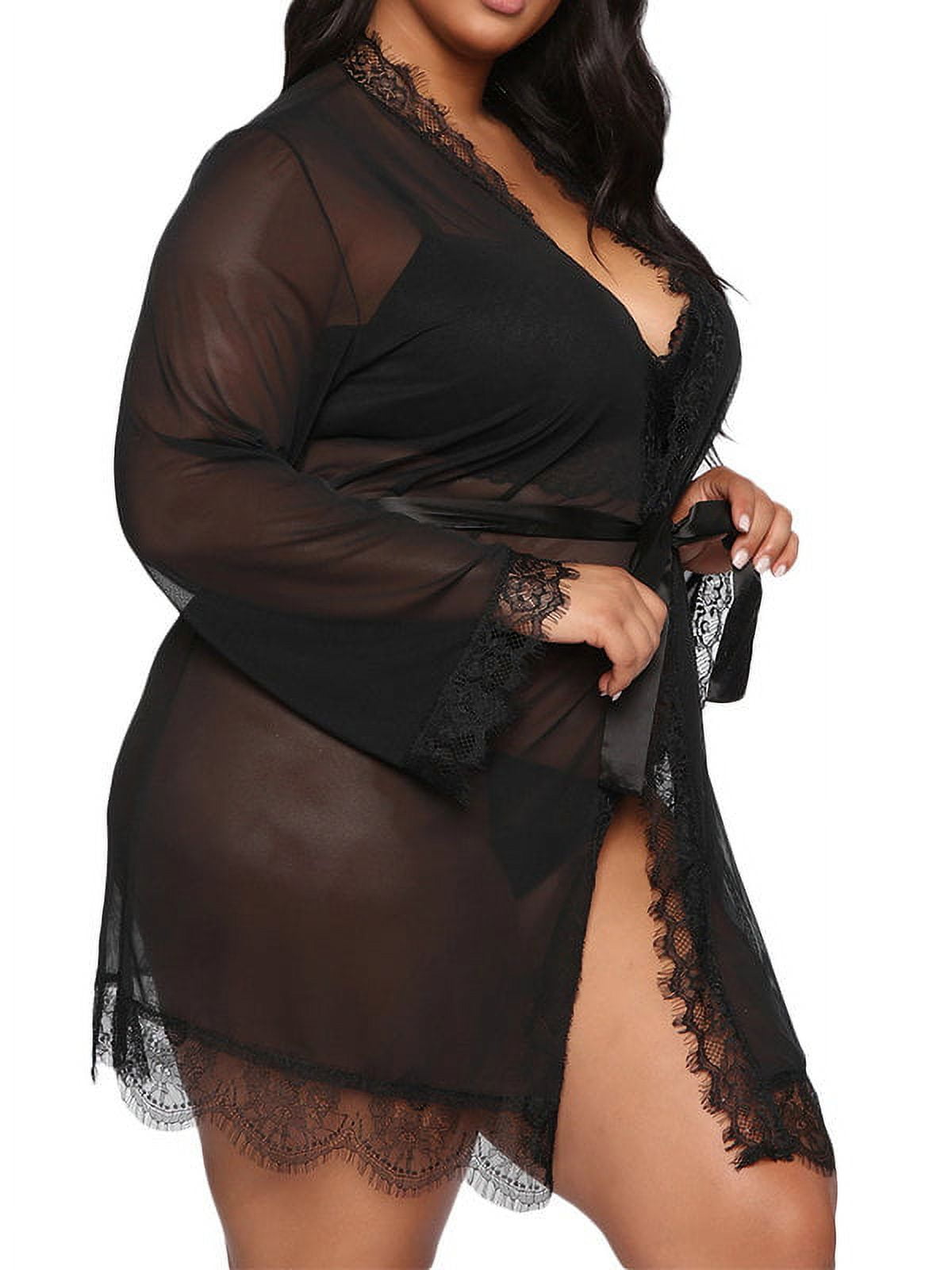 Sexy plus size robe shop