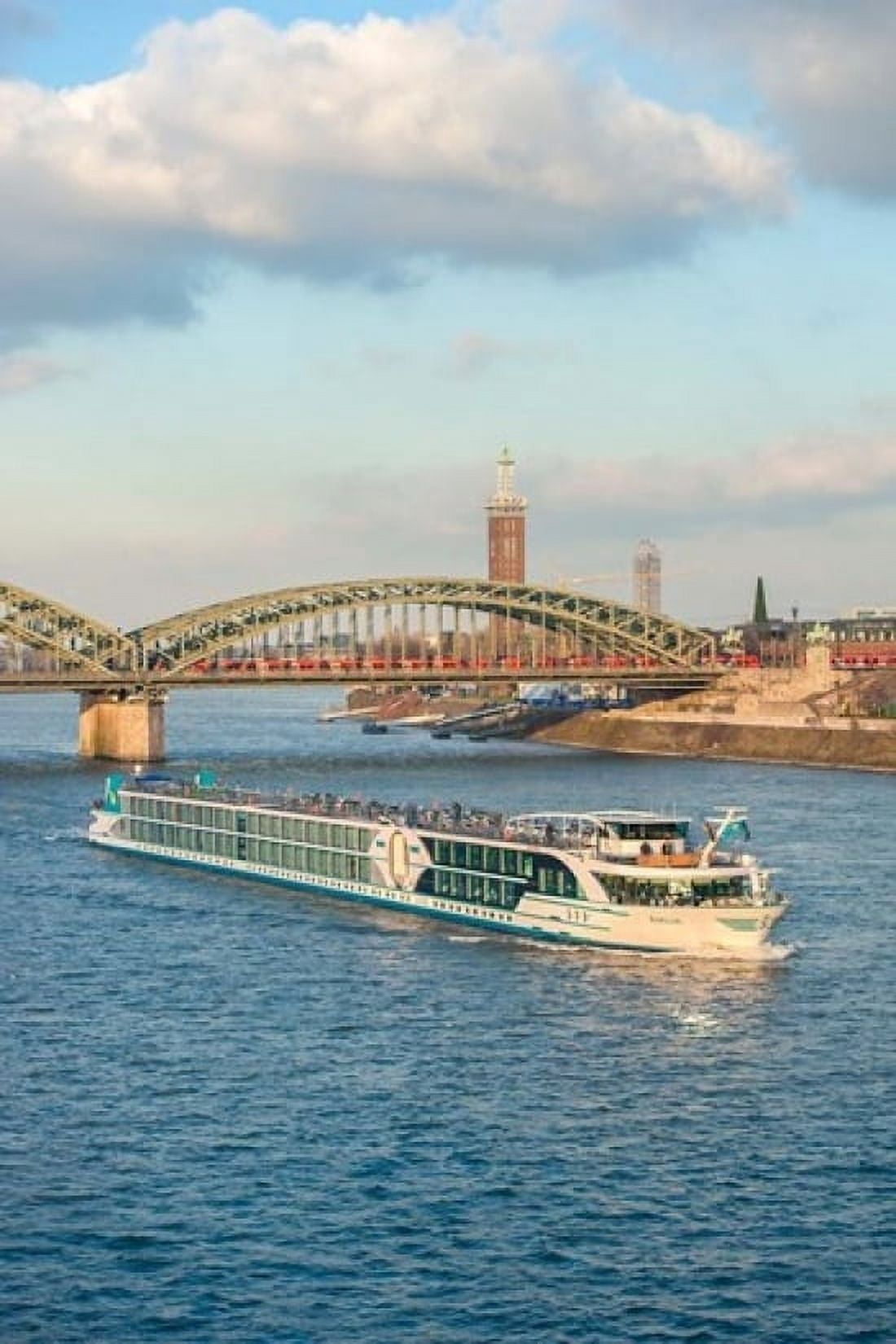 Scylla Tours Riverboat on The Rhine River Canvas Art - Lisa S Engelbrecht DanitaDelimont (24 x 36)