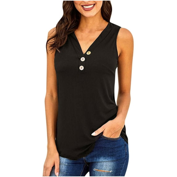 Scyoekwg Work Out Tank Tops Womens Sleeveless Trendy Womens Summer Fashion Lightweight Ladies Blouses Dressy Casual Loose Going Out Top Clothes
