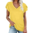 thumbnail image 1 of Scyoekwg Womens Dressy Blouses Ladies Blouses Dressy Casual Womens Summer Fashion Comfy Clothes Shirt Women's Shirts Casual Short Sleeve Tops Loose, 1 of 6