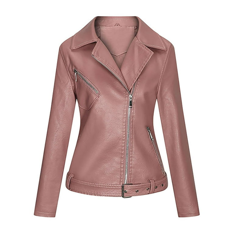 New Loose Short Long Sleeve Leather Jacket New Loose Short Long Sleeve Leather Jacket