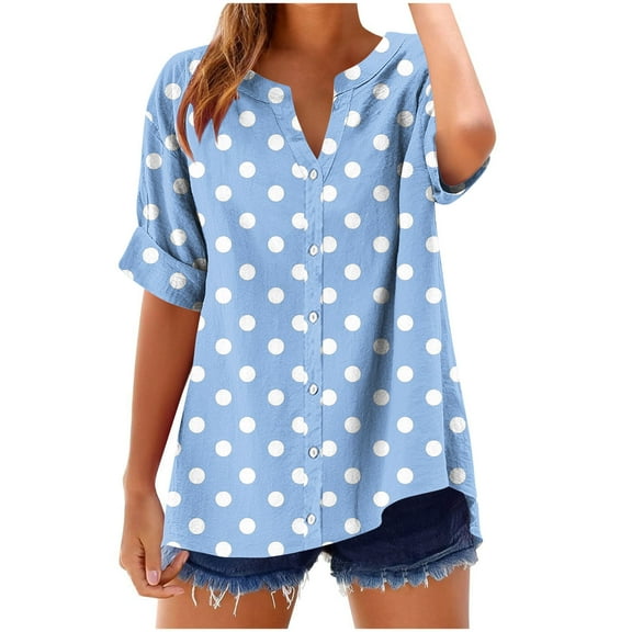 Scyoekwg Women Basic Tops Loose Womens Summer Fashion Lightweight Trendy Going Out Tops Ladies Blouses Dressy Casual Short Sleeve