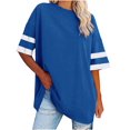 thumbnail image 1 of Scyoekwg Womens Short Sleeve Shirts Loose Womens Summer Fashion Ladies Blouses Dressy Casual Trendy Going Out Tops Cute T Shirts Short Sleeve, 1 of 6