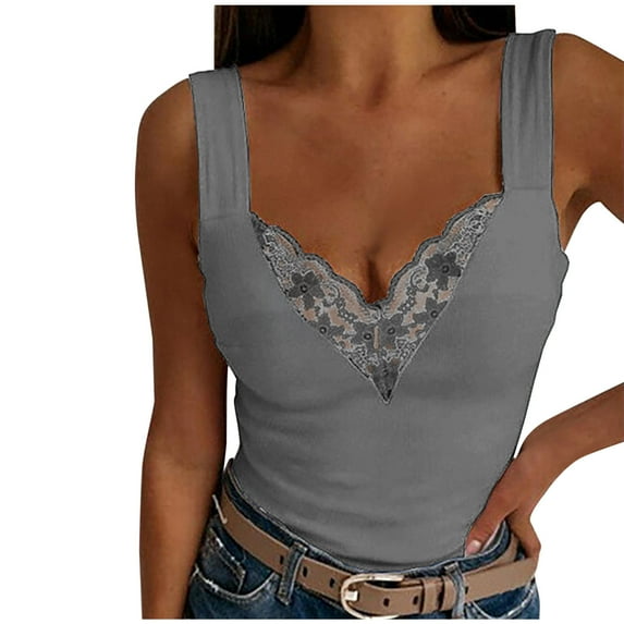 Scyoekwg Work Tank Tops for Women Office Sleeveless Comfy Clothes Loose Tops Ladies Blouses Dressy Casual Trendy Womens Summer Fashion Womens Going Out Outfits