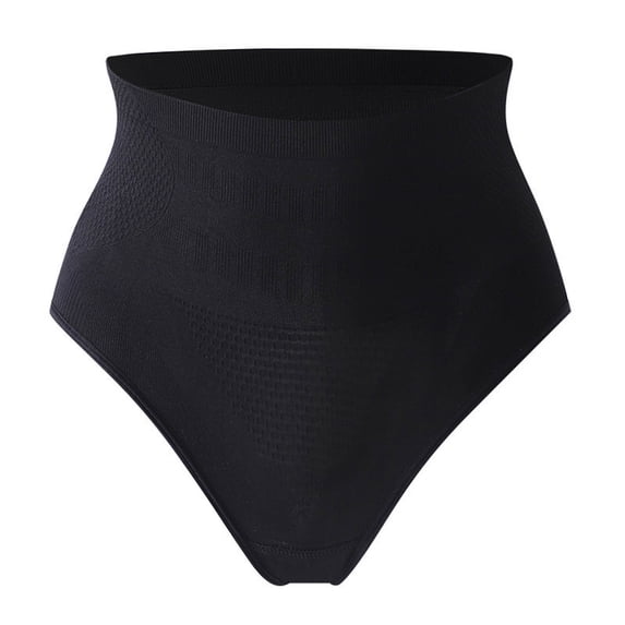 Scyoekwg Underwear for Women Solid Color Soft High Waist Warm Belly Hip Lift Shaping Thin Waist Panties Underwear Cheeky Panties Breathable Underwear Comfortable Briefs Underpants Black M