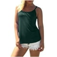 thumbnail image 1 of Scyoekwg Hawaiian Tank Tops for Women Sleeveless Ladies Blouses Dressy Casual Womens Going Out Outfits Womens Summer Fashion Tops Comfy Clothes Loose Trendy, 1 of 6