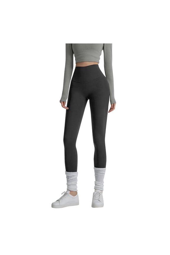 Women Casual Pants Loose Comfy High Waist Tight Sports Running Yoga Pants Casual Ladies Sweatpants Solid Color Trousers Gray,S