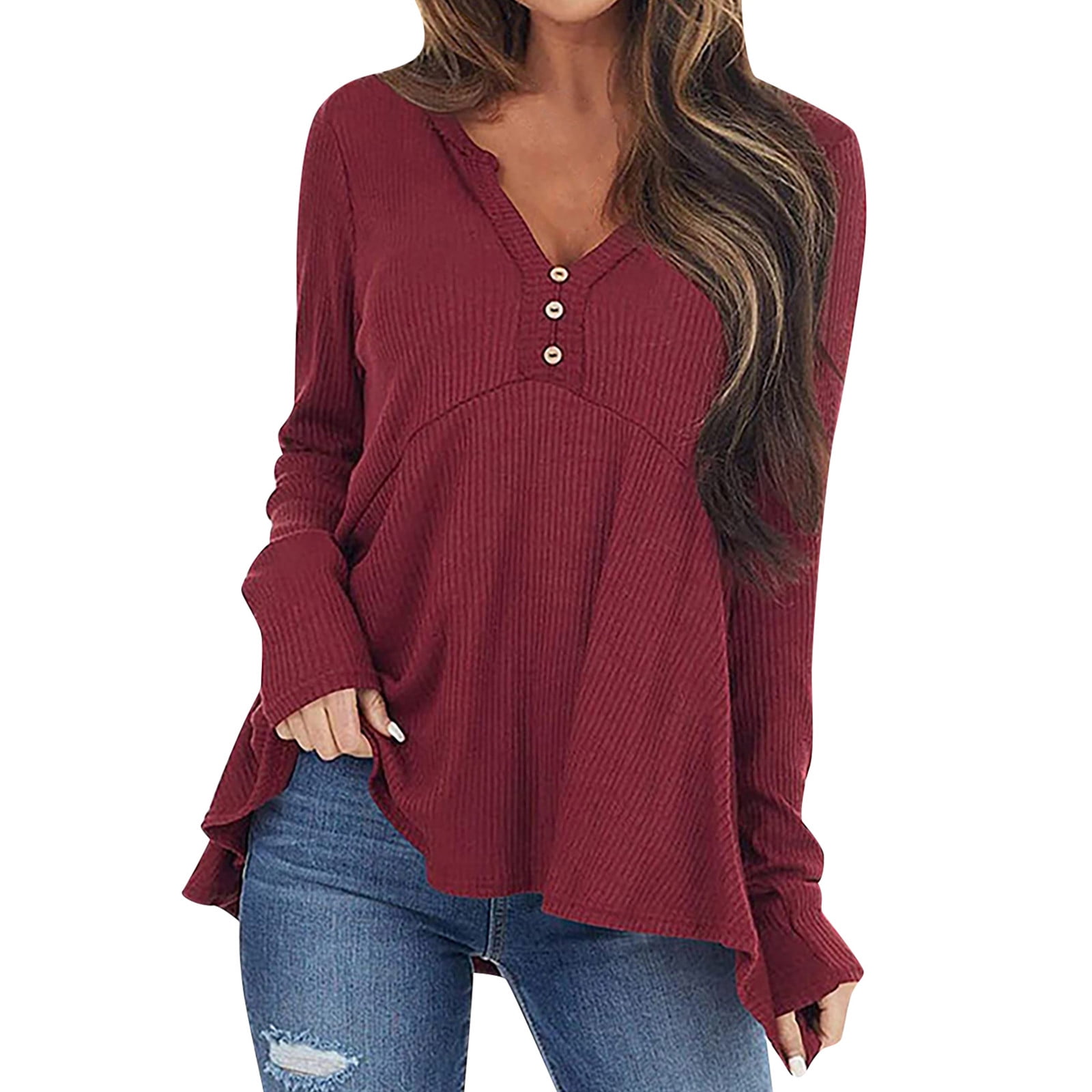 Autumn Long-Sleeved Waist Top