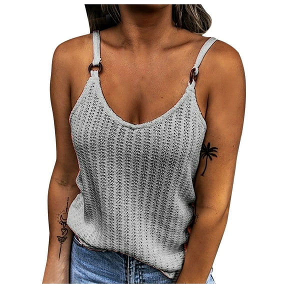 Scyoekwg Work Out Tank Tops Womens Sleeveless Ladies Blouses Dressy Casual Trendy Womens Summer Fashion Womens Going Out Top Loose Comfy Clothes
