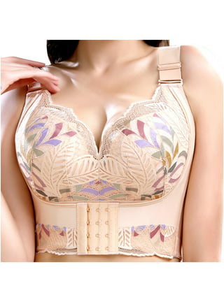 Tawop Strapless Sticky Bras for Women Women'S Underwear Thin Large Size No  Sponge Side Collection Breathable Upper Collection Auxiliary Breast  Gathered Anti-Sagging No Steel Ring Bra 