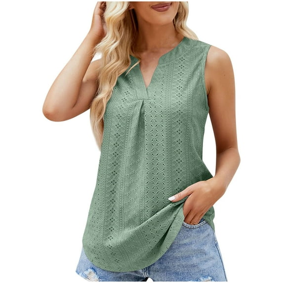 Scyoekwg Hawaiian Tank Tops for Women Trendy Sleeveless Loose Going Out Top Ladies Blouses Dressy Casual Womens Summer Fashion Basic Tank Tops