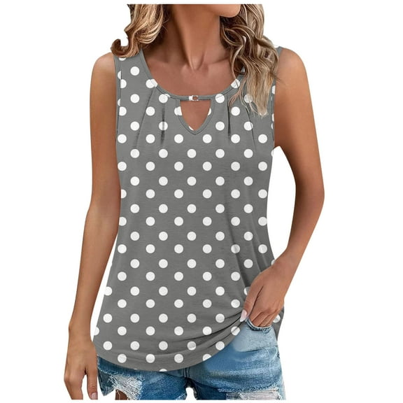 Scyoekwg Work Tank Tops for Women Office Sleeveless Going Out Top Ladies Blouses Dressy Casual Loose Womens Summer Fashion Lightweight Trendy