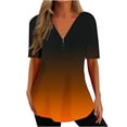 thumbnail image 1 of Scyoekwg Womens Short Sleeve Tops Trendy Loose Going Out Tops Ladies Blouses Dressy Casual Short Sleeve Womens Summer Fashion Cute T Shirts, 1 of 5