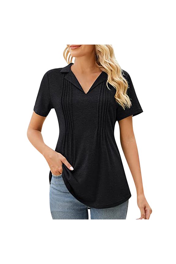 Short Sleeve Shirts for Women Trendy Short Sleeve Tops Womens Summer Fashion Ladies Blouses Dressy Casual Cute T Shirts Womens Western Clothing Loose