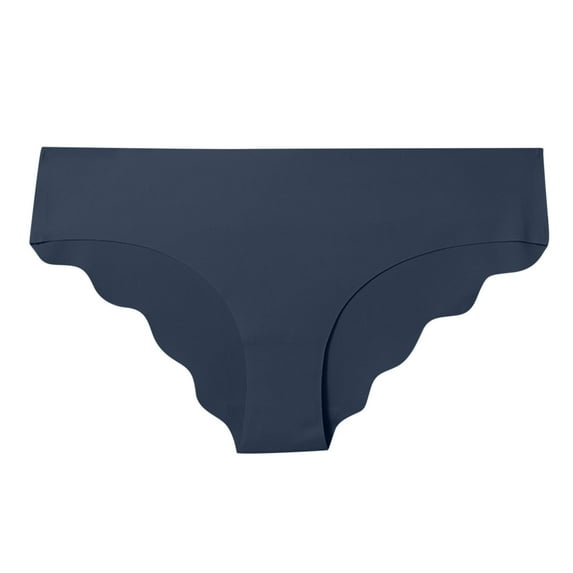 Scyoekwg Womens Underwear Lace Stretchy Comfort Mid Waisted Underwear Bikini Underwear Hipster Panties Underpants(Navy,XL)