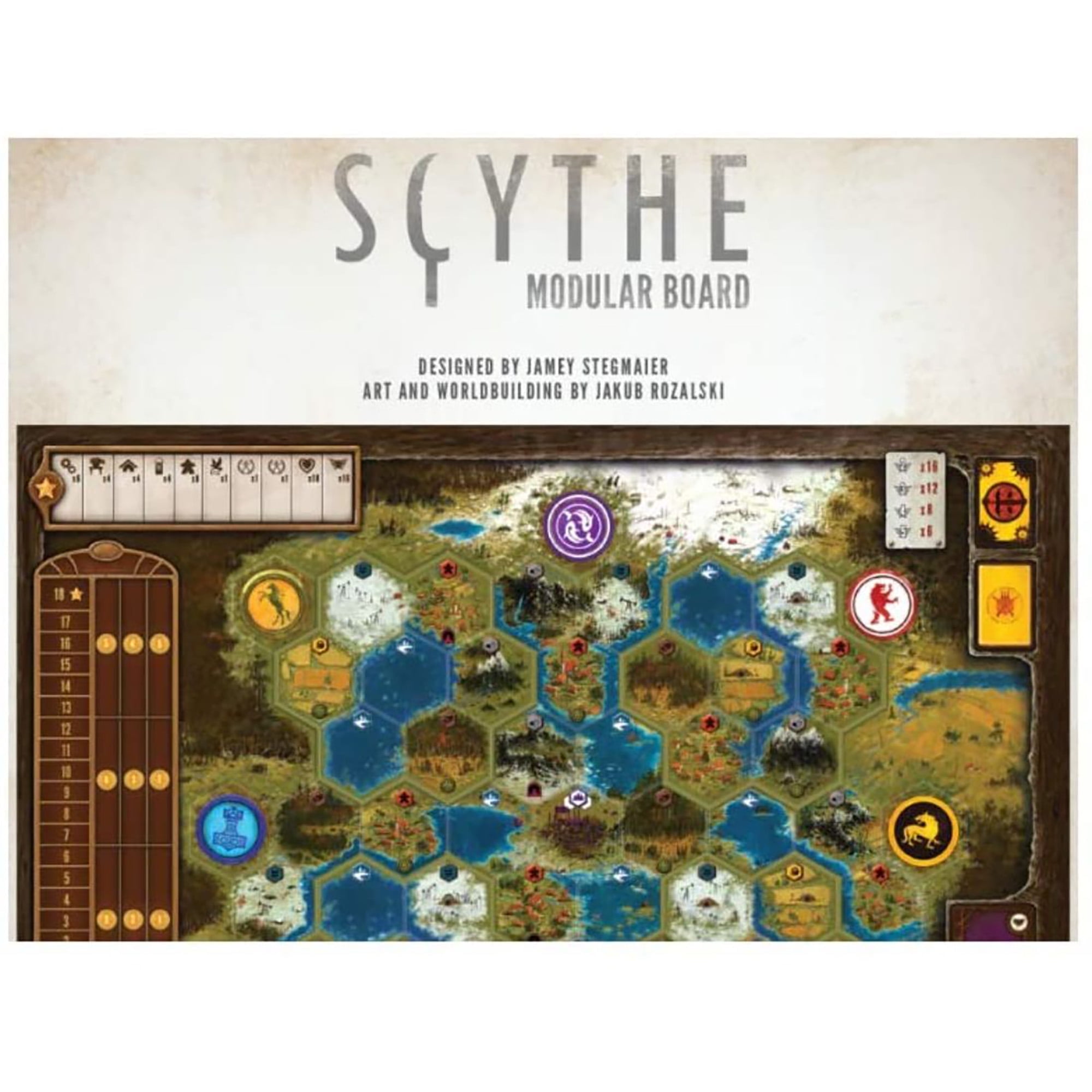 Scythe: Modular Board Expansion by Jamey Stegmaier - Add to Scythe by Stonemaier Games