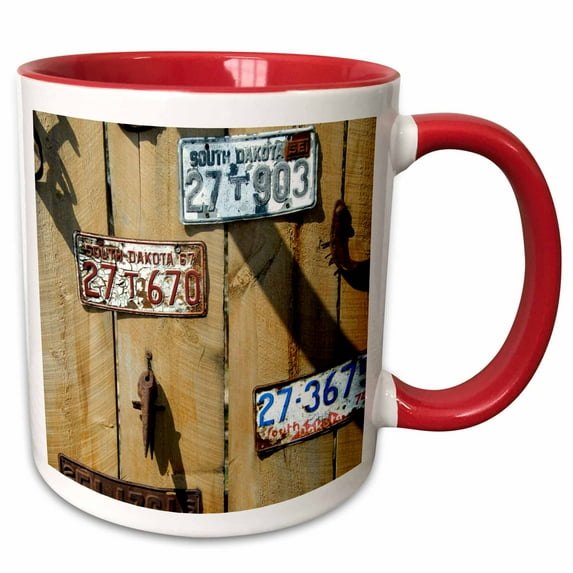 3drose, Sd, Black Hills Wild Horse Sanctuary - Us42 Cmi0074 - Cindy Miller Hopkins, 15oz Two-tone Red Mug