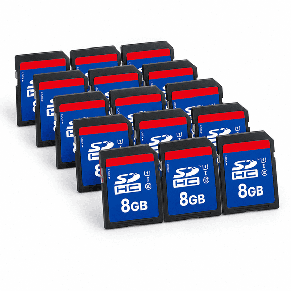 Sd Card 8gb 20-pack Uhs-i Cl10 Mlc Flash Memory High-speed Sedigital Cards For Cameras Dslr Action Cams - Reliable Storage